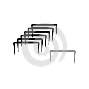 Illustration Vector graphic of stapler icon