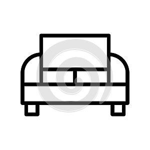 illustration vector and logo sofa outlines style icon perfect