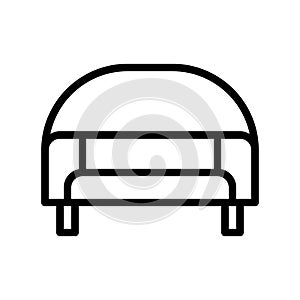 illustration vector and logo sofa outlines style icon perfect