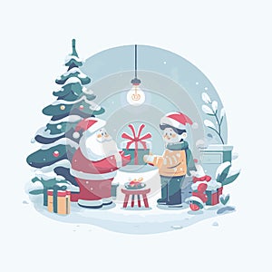 Illustration Vector share Special Moments - Happy Christmas Vector