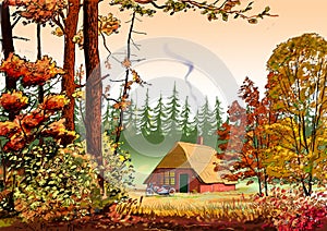 Illustration village