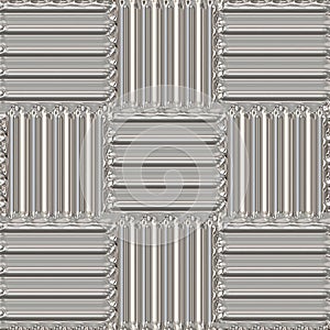 Illustration of a vintage pattern with a metallic texture.