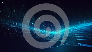 virtual network of the artificial intelligence learning algorithm