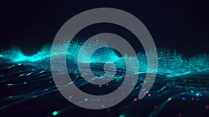 virtual network of the artificial intelligence learning algorithm