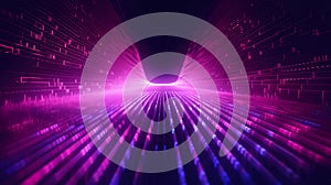 virtual network of the artificial intelligence learning algorithm