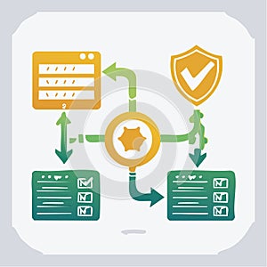Secure Data Processing Workflow Diagram