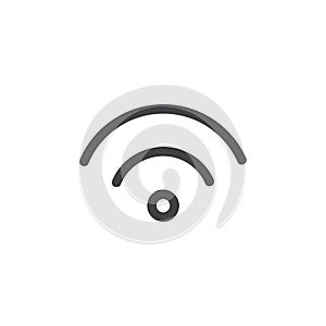 Illustration of wifi icon