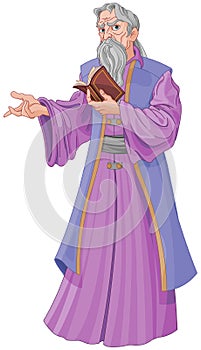 Wizard with Book