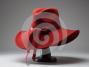 woman red hat