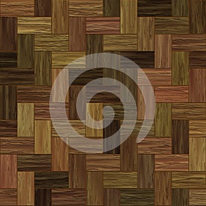 Illustration of a wooden parquet background.
