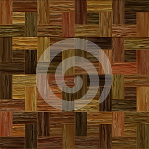 Illustration of a wooden parquet background.