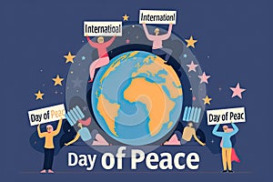 Illustration for the World Peace Day