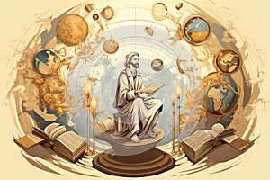 illustration for world philosophy day