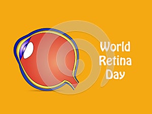 Illustration of World Retina Day Background