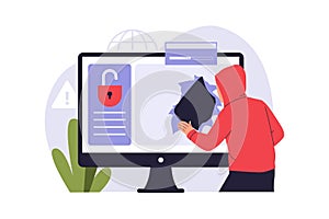 Illustration of Zero-Day Exploit Hacking