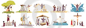 Illustrations of biblical scenes