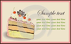 Illustrations of the cake.