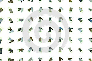 Illustrations of loud speaker. Vector, surface, messy & details.