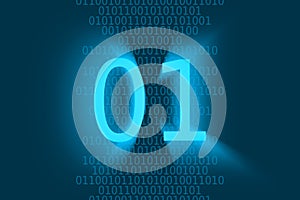 One and Zero Binary Codes in Computer Language
