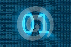 One and Zero Binary Codes in Computer Language