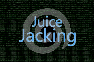 Illustrative example showing of Juice Jacking or Hacking a cyber attack done on mobile