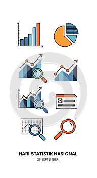 National Statistics Day Illustration