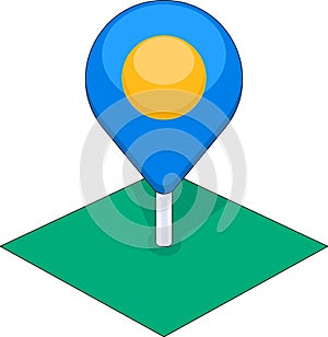 Illustrative image of the location icon, pin the location of the address you are looking for