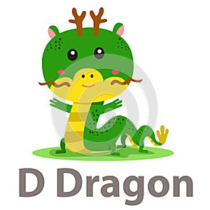 Illustrator of D Dragon animal