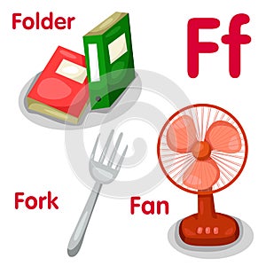 Illustrator of f alphabet