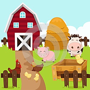 Illustrator of farm and animal