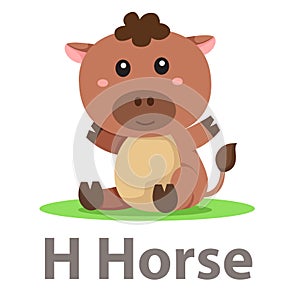 Illustrator of H Horse animal