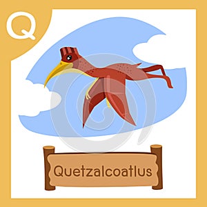 Illustrator of Q for Dinosaur quetzalcoatlus
