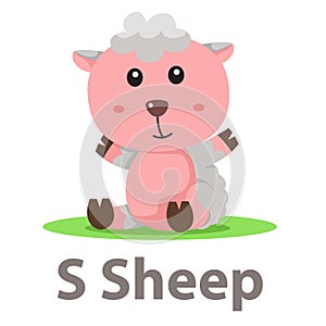 Illustrator of s sheep animal