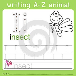 Illustrator of writing a-z animal i