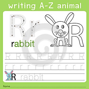 Illustrator of writing a-z animal r