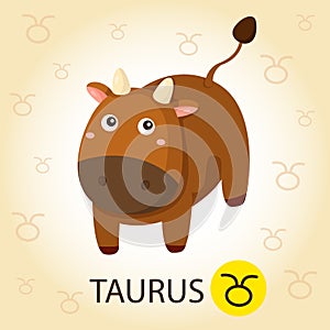 Illustrator of Zodiac with taurus