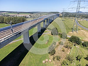 Ilm Viaduct bridge over the river in the Thuringian Forest 02