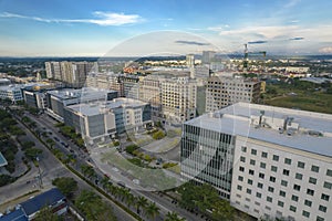 Iloilo City, Philippines - Aerial of Iloilo Business Park, a modern township forming part of the city\'s new CBD