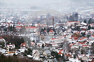 Ilsenburg city in Harz mountains