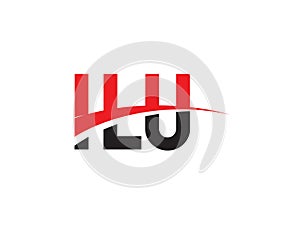 ILU Letter Initial Logo Design Vector Illustration