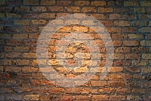 Iluminated Brick wall texture