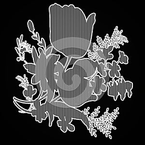 Ilustrator of flower