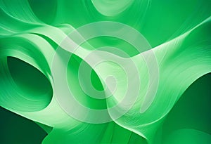 ilver and green shaded wavy texture with shiny satin surface