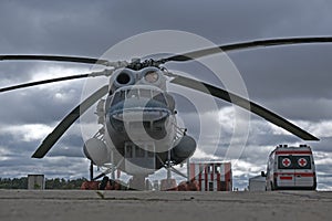 Ilyushin aircraft on airdrom Oreshkovo