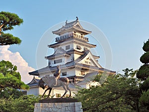 Imabari Castle in Imabari, Japan.