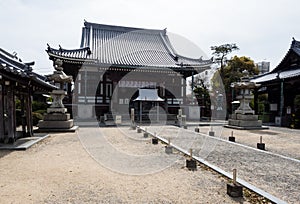 Main hall of Nankobo, temple number 55 of Shikoku pilgrimage