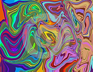 Image of an abstract colorful background