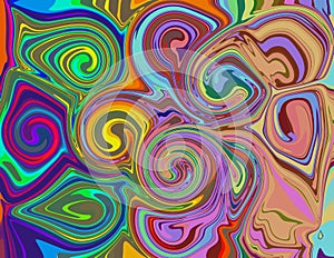 Image of an abstract colorful background