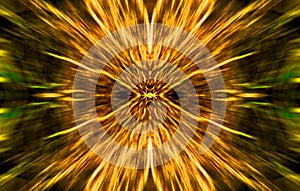 GOLD COLOURED ZOOM COLOUR BURST