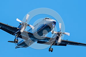 An image of an aircraft coming in for a landing